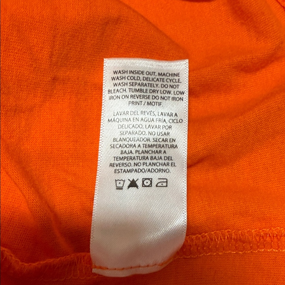 Way To Celebrate Kids XL 14 16 Orange Halloween Long Sleeve Tee - Picture 5 of 6